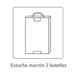 Estuche Marrón 2 botellas
